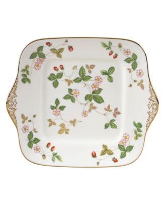 Wedgewood Wild Strawberry Square Cake Plate image