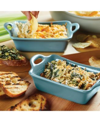 Rachael Ray - Ceramics Rectangular Au Gratin Baking Dish, Set of 2