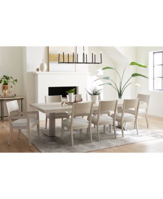 Bernhardt - Solaria 9pc Dining Set (Table, 6 Side Chairs, & 2 Arm Chairs)