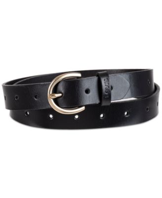 Levi's - Women's Slim Perforated Leather Belt