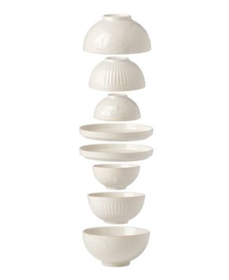 French Perle Luna Nesting Dinnerware Set, 8 Piece image