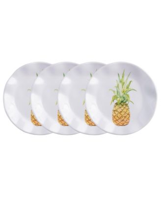 Melamine Aloha 5.5" Canape Plates, Set of 4 image