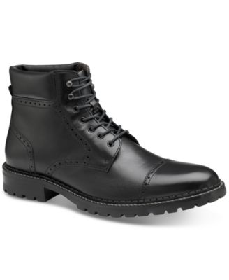 Johnston & Murphy - Men's Garrison Brogue Cap Toe Boot