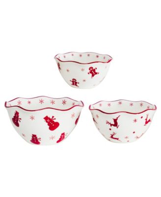 Winterfest Holiday 3-Piece Candy Bowl Set image