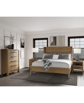 Davie Queen 3-Pc. Set (Panel Bed, Chest & 1-Drawer Nightstand) image