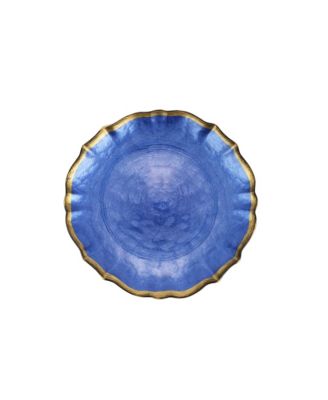 Baroque Glass Cocktail Plate 6" D image