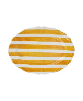 Amalfitana Stripe Oval Platter image