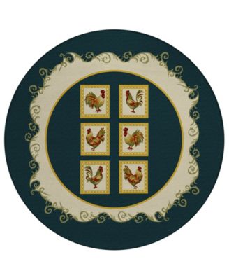 Kendall Kitchen Washable KE4 8' x 8' Round Area Rug image