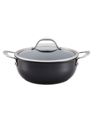 X Hybrid Nonstick Aluminum 4 QT Casserole Pan With Lid image