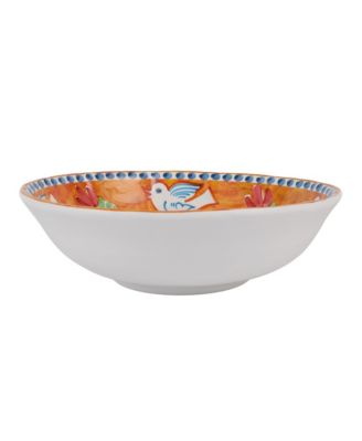 Melamine Campagna Uccello Large Serving Bowl image