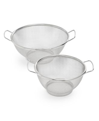The Cellar - Core 2-Pc. Stainless Steel Mesh Colander Set