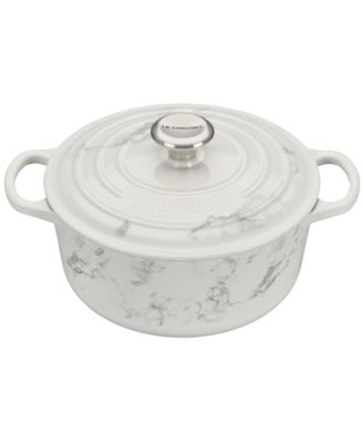 4.5 Quart Cast Iron Round Dutch Oven with Marble Applique image