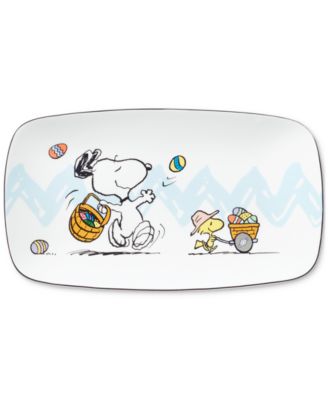 Lenox - Peanuts Snoopy & Woodstock Easter Serving Tray