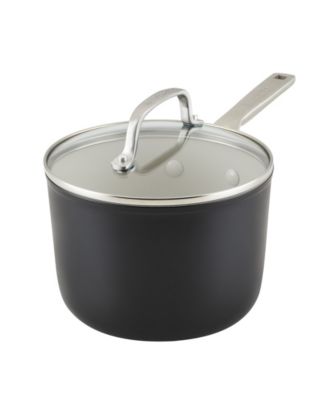 KitchenAid - 3-Qt. Ceramic Nonstick Saucepan, Porcelain White