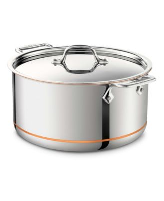 All-Clad - Copper Core 8-Quart Covered Stock Pot