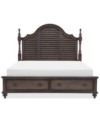 Macy's - Mandeville Louvered King Storage Bed