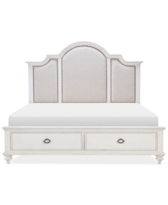 Macy's - Mandeville Upholstered King Storage Bed
