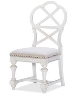 Macy's - Mandeville X-Back Side Chair