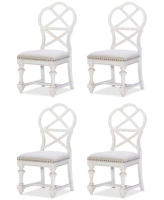 Macy's - Mandeville 4 Pc. X-Back Chair Set