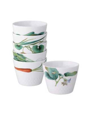 Kyoka Shunsai Set of 6 Japanese Cups, 3.5", 7 oz. image