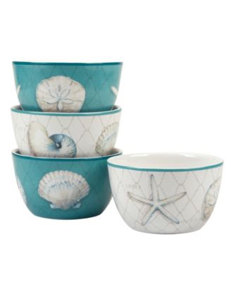 Ocean View Ice Cream Bowls, Set of 4 image