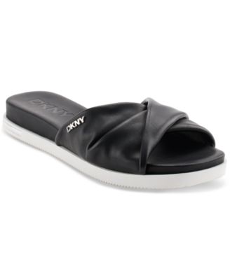 DKNY - Women's Jezebel Twisted Slide Sandals