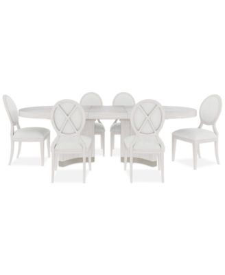 Furniture - Warlington 9 Pc. Dining Set (Table, 6 Side Chairs & 2 Host Chairs)