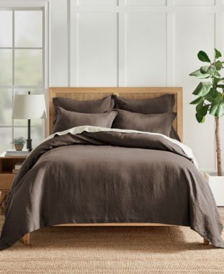 Levtex - Home Washed Linen Solid Duvet Cover