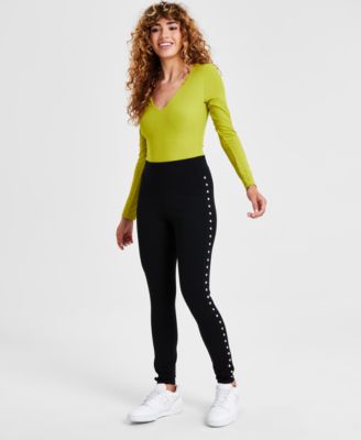 Bar III - Women's Side-Studded Leggings, XS-4X