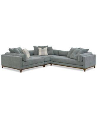 CLOSEOUT! Brendalyn 3-Pc. Modular Fabric Sectional Chaise & Sofa Set, Created for Macy's image