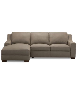 Furniture - Kovner 2-Pc. Leather Sectional Chaise and Sofa Set