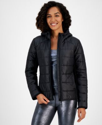 ID Ideology - Women's Hooded Puffer Jacket, Created for Macy's