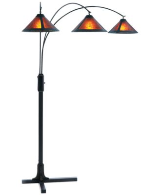 NOVA of California - Mica 3 Light Arc Steel Floor Lamp