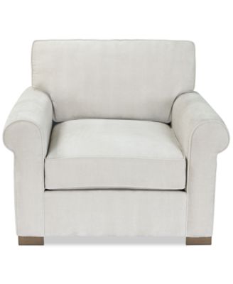 Furniture - Marlyann Fabric Roll Arm Accent Chair