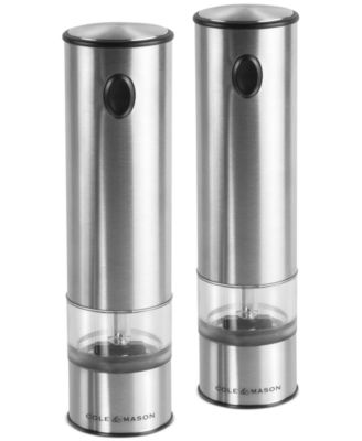 Cole & Mason - Battersea Lighted Electric Salt & Pepper Mill Set