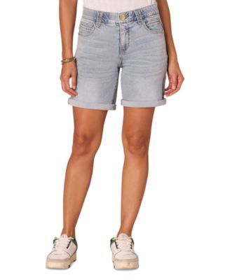 Democracy - Petite Absolution Cuffed Denim Shorts