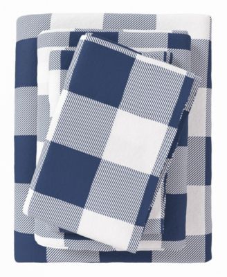 Ultra-Soft Turkish Cotton Plaid Flannel Sheet Set image