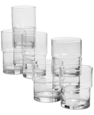 Stacking Glasses, Set of 8, Exclusively at Macy's image