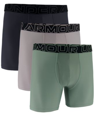 Under Armour - Men's Performance Tech Solid 6" Boxer Briefs - 3-pack