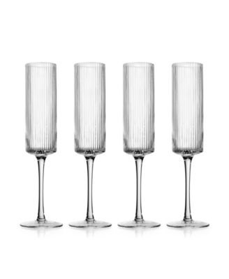Sullivan Street Fluted Champagne Glasses, Set of 4 image