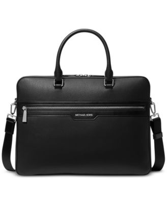 Michael Kors - Men's Explorer Leather Logo Briefcase