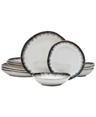 Mikasa - Cole 12-Piece Dinnerware Set, Service for 4