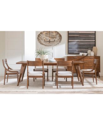 Furniture - Greystone II 7-Pc. Dining Set (Rectangular Table & 6 Chairs)