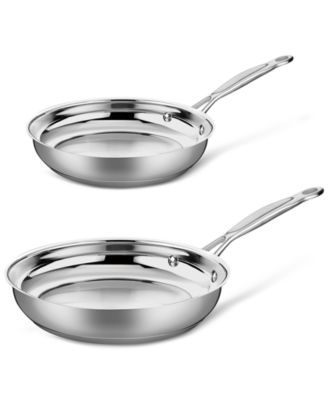 Cuisinart - Chef's Classic™ Stainless 2-Pc. Skillet Set