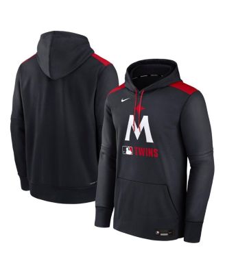 Nike - Men's Navy Minnesota Twins Authentic Collection Performance Pullover Hoodie