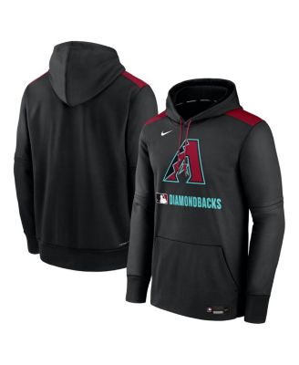 Nike - Men's Black Arizona Diamondbacks Authentic Collection Performance Pullover Hoodie