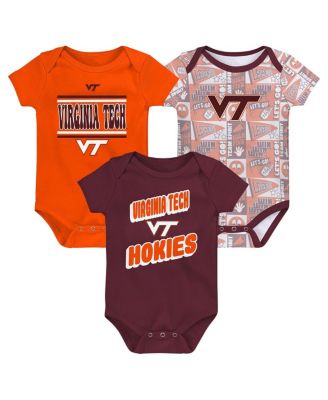 Outerstuff - Newborn Maroon Virginia Tech Hokies Sunday Comics Bodysuit 3-pack