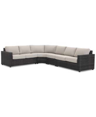 Furniture - Ember Outdoor 4pc sectional, Created for Macy's