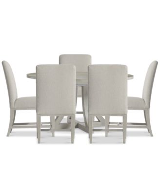 Bernhardt - Cornelia 6-Pc. Dining Set (Round Table & 5 Side Chairs)
