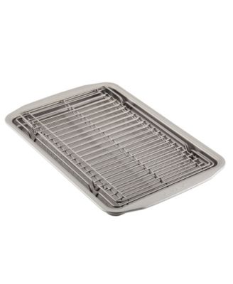 Circulon - Bakeware 10" x 15" Baking Sheet Pan & Expandable Cooling Rack 3-Pc. Set
